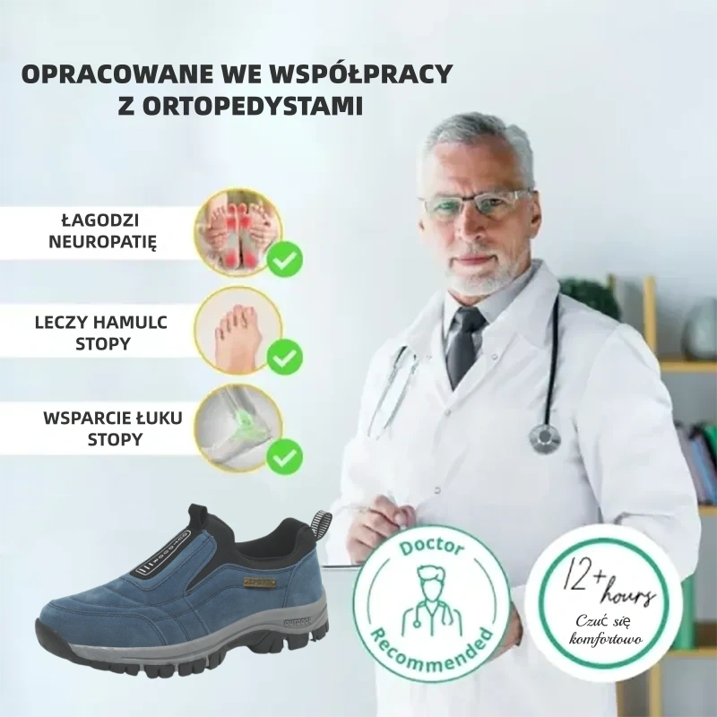 (🔥50% zniżki dzisiaj - nie przegap!)⏰Ergonomicznie zaprojektowane, miękkie i wygodne ortopedyczne buty sportowe (podparcie łuku stopy łagodzące dyskomfort)
