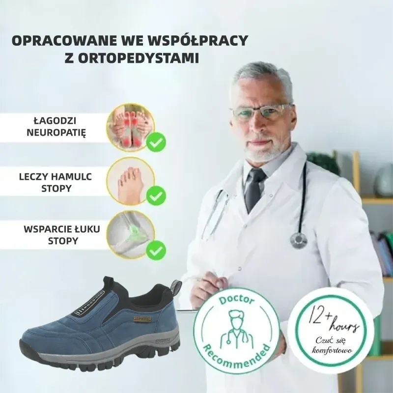 (🔥50% zniżki dzisiaj - nie przegap!)⏰Ergonomicznie zaprojektowane, miękkie i wygodne ortopedyczne buty sportowe (podparcie łuku stopy łagodzące dyskomfort)