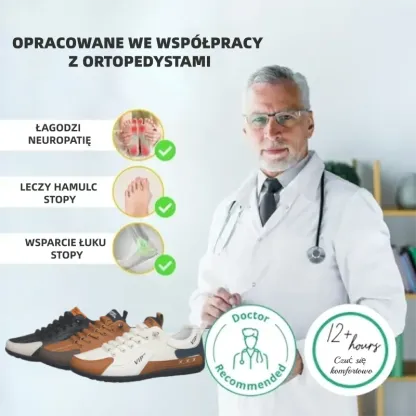(🔥60% zniżki dzisiaj - nie przegap!)⏰Ergonomicznie zaprojektowane, miękkie i wygodne ortopedyczne buty sportowe (podparcie łuku stopy łagodzące dyskomfort)