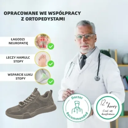 (🔥60% zniżki dzisiaj - nie przegap!) ⏰Ergonomicznie zaprojektowane --- miękkie i wygodne ortopedyczne buty sportowe✅ (wsparcie łuku stopy, łagodzenie dyskomfortu)
