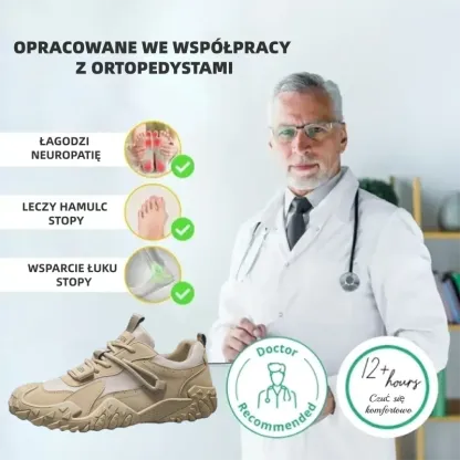 (🔥60% zniżki dzisiaj - nie przegap!)⏰Ergonomicznie zaprojektowane, miękkie i wygodne ortopedyczne buty sportowe (podparcie łuku stopy łagodzące dyskomfort)
