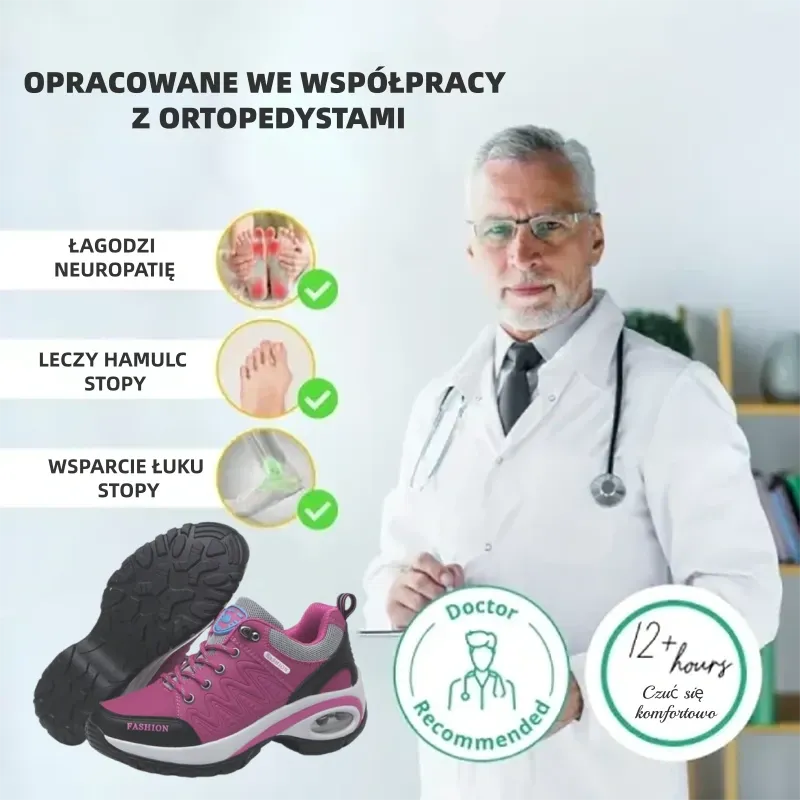 (🔥60% zniżki dzisiaj - nie przegap!)⏰Ergonomicznie zaprojektowane, miękkie i wygodne ortopedyczne buty sportowe (podparcie łuku stopy łagodzące dyskomfort)