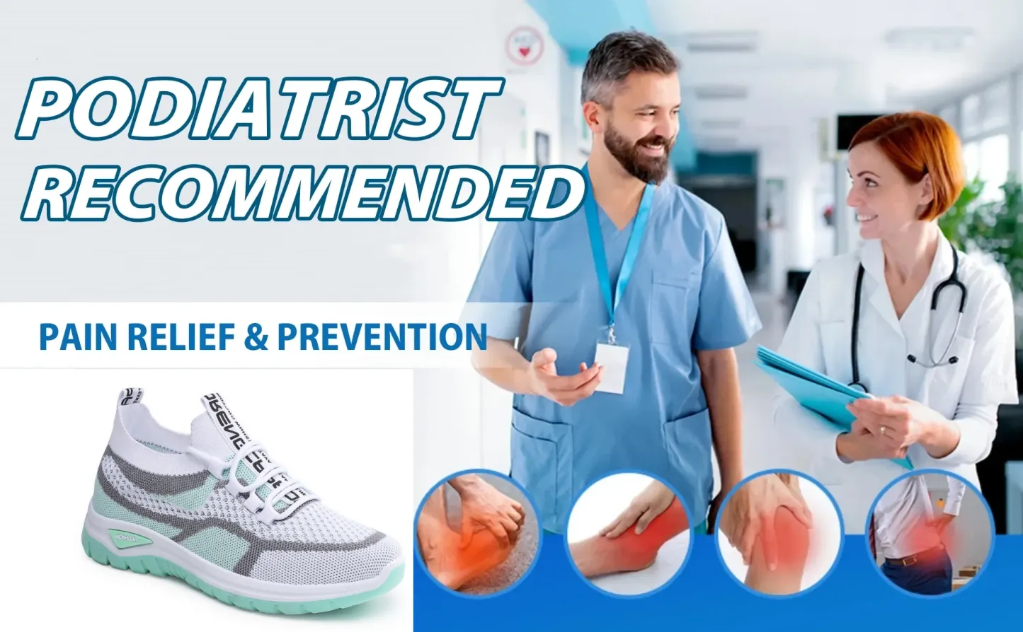 (🔥Dzisiaj 60% zniżki - nie przegap) ⏰Ergonomiczne -- Miękkie i wygodne buty codzienne/sportowe ✅podparcie łuku stopy ułatwia chodzenie