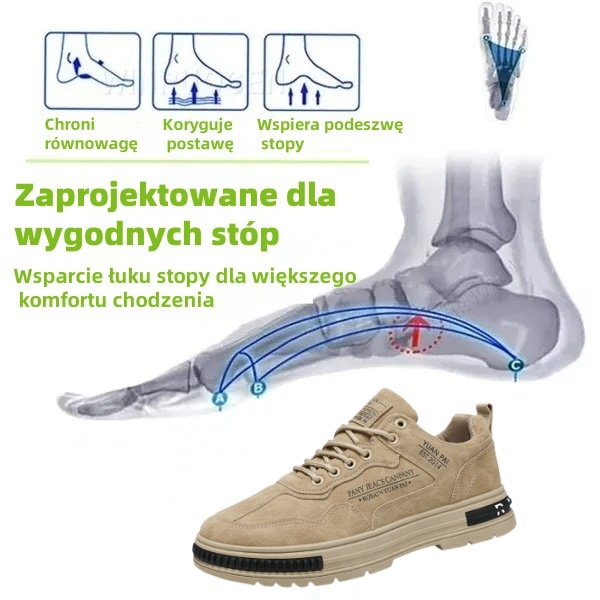 (🔥Dzisiaj 60% zniżki - nie przegap) ⏰Ergonomiczne -- Miękkie i wygodne buty codzienne/sportowe (podparcie łuku stopy ułatwia chodzenie)