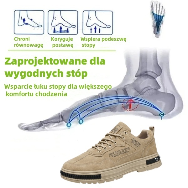 (🔥Dzisiaj 60% zniżki - nie przegap) ⏰Ergonomiczne -- Miękkie i wygodne buty codzienne/sportowe (podparcie łuku stopy ułatwia chodzenie)