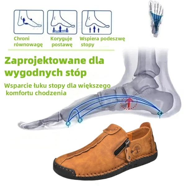 Skórzane buty męskie