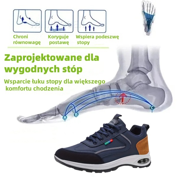 (🔥60% zniżki dzisiaj - nie przegap) ⏰Ergonomiczne --- miękkie i wygodne ortopedyczne buty sportowe/codzienne ✅(podparcie łuku stopy ułatwia chodzenie)