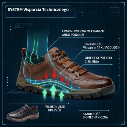 (🔥60% zniżki dzisiaj - nie przegap!)LULUMALASS®-Męskie skórzane buty ortopedyczne ✅ koniec bólu stóp, wygoda na cały dzień!