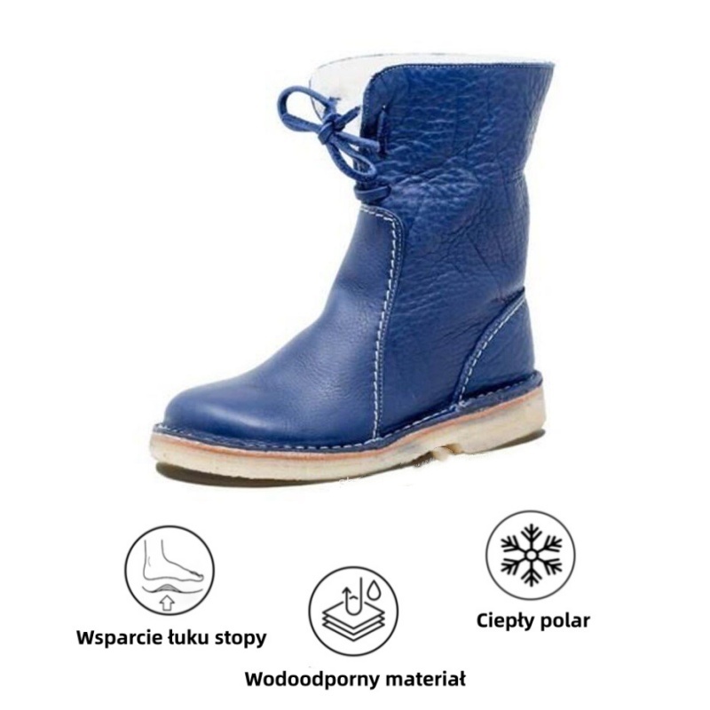 (🔥60% zniżki dzisiaj - nie przegap!)⏰ - Miękkie, wygodne i ciepłe buty z owczej skóry w stylu vintage ✅(z podparciem łuku stopy - aby złagodzić dyskomfort stóp)