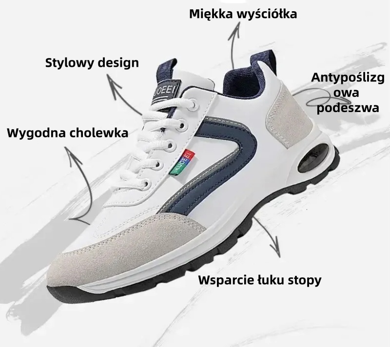 (🔥60% zniżki dzisiaj - nie przegap) ⏰Ergonomiczne --- miękkie i wygodne ortopedyczne buty sportowe/codzienne ✅(podparcie łuku stopy ułatwia chodzenie)