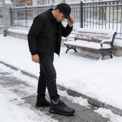 (🔥60% отстъпка днес - не пропускайте!) ⏰ Ергономичен дизайн - меки, удобни и топли кожени ботуши ✅ (Поддръжка на свода - незаменим аксесоар за зимата)