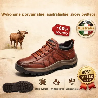 (🔥60% zniżki dzisiaj - nie przegap!)LULUMALASS®-Męskie skórzane buty ortopedyczne ✅ koniec bólu stóp, wygoda na cały dzień!