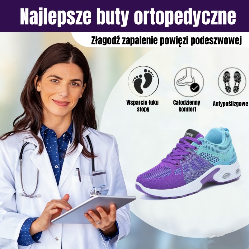 (🔥60% zniżki dzisiaj - nie przegap!) ⏰LULUMALASS® - Miękkie i wygodne, amortyzowane, ortopedyczne buty sportowe ✅ (wsparcie łuku stopy, łagodzenie dyskomfortu)