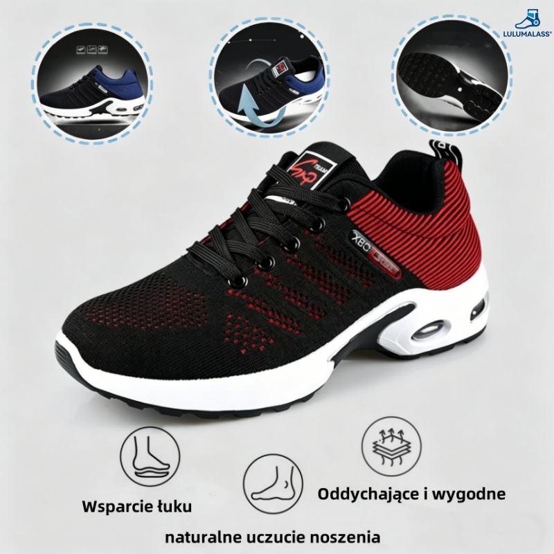 (🔥60% zniżki dzisiaj - nie przegap!) LULUMALASS® - Męskie buty ortopedyczne z amortyzacją ✅ Pożegnaj ból stóp i ciesz się całodziennym komfortem!