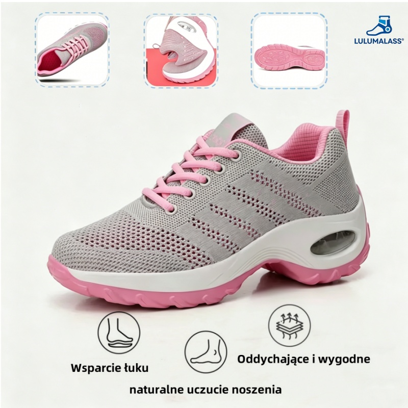 (🔥60% zniżki dzisiaj - nie przegap!) LULUMALASS® - Damskie buty ortopedyczne z amortyzacją ✅ Pożegnaj ból stóp i ciesz się całodziennym komfortem!