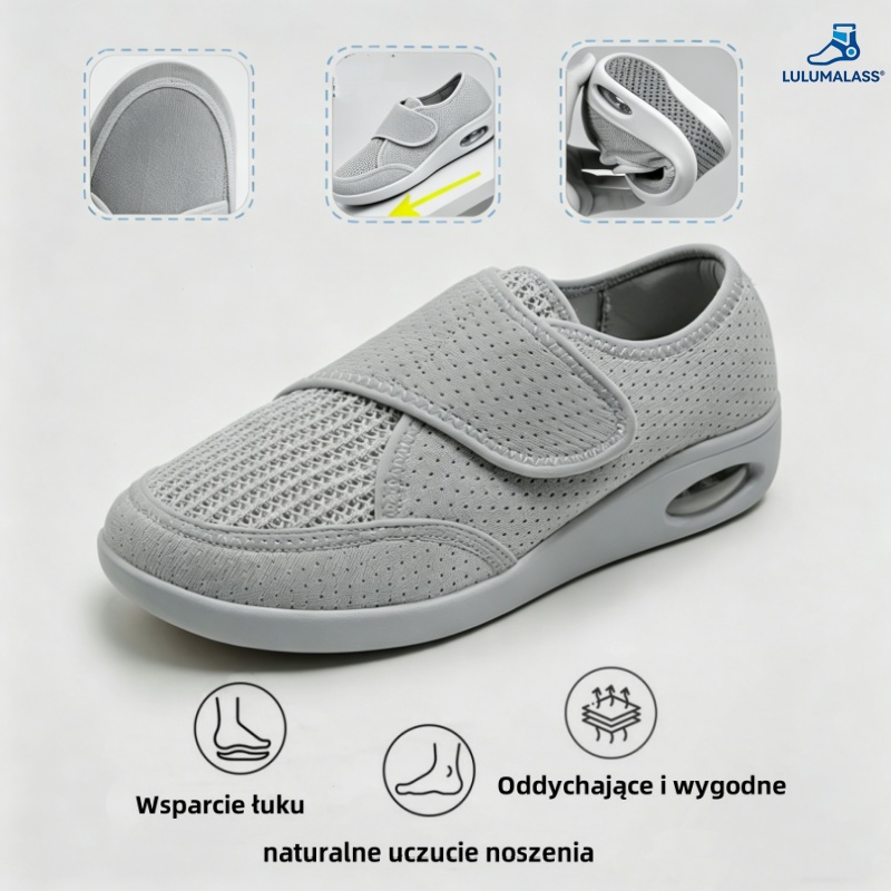 (🔥60% zniżki dzisiaj - nie przegap!) LULUMALASS® - Damskie buty ortopedyczne z amortyzacją ✅ Pożegnaj ból stóp i ciesz się całodziennym komfortem!
