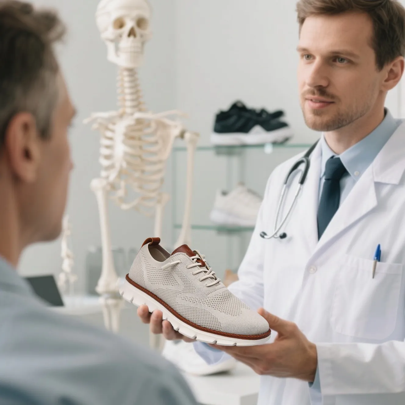 (🔥60% zniżki dzisiaj - nie przegap) ⏰Ergonomiczne - miękkie i wygodne buty ortopedyczne do codziennego użytku/sportu -✅podparcie łuku stopy ułatwia chodzenie