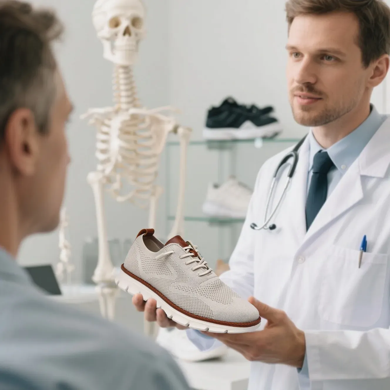 (🔥60% zniżki dzisiaj - nie przegap) ⏰Ergonomiczne - miękkie i wygodne buty ortopedyczne do codziennego użytku/sportu -✅podparcie łuku stopy ułatwia chodzenie