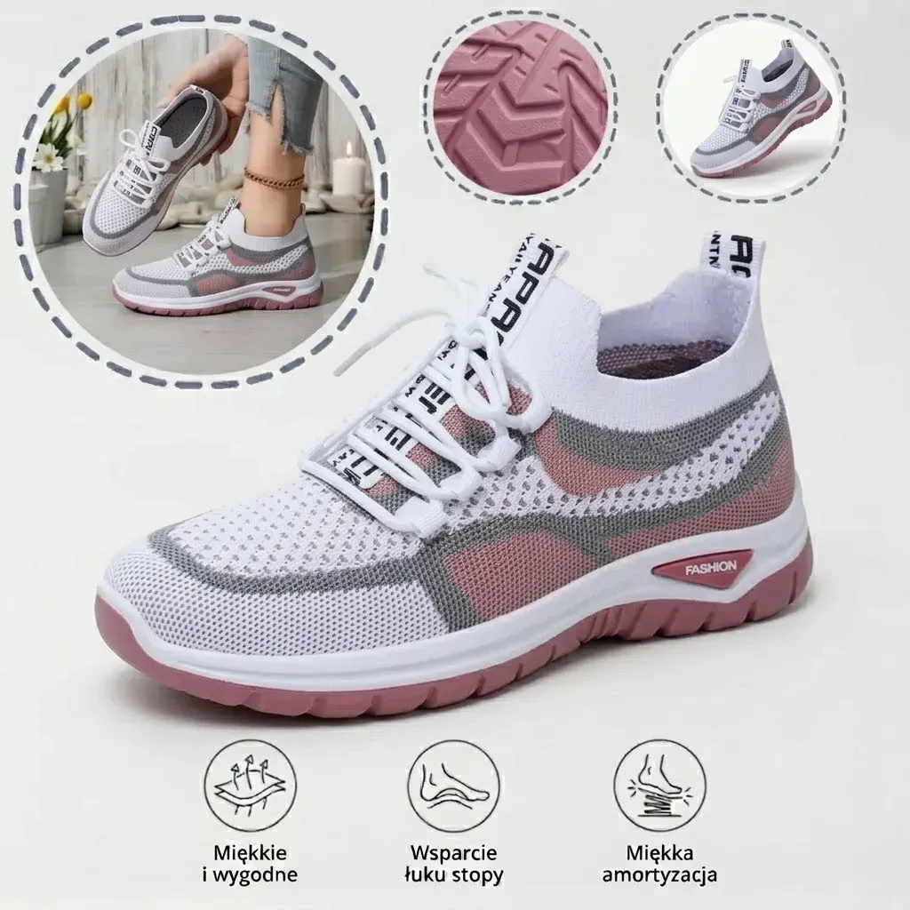 (🔥60% zniżki dzisiaj - nie przegap!) LULUMALASS® - Damskie buty ortopedyczne z amortyzacją ✅ Pożegnaj ból stóp i ciesz się całodziennym komfortem!