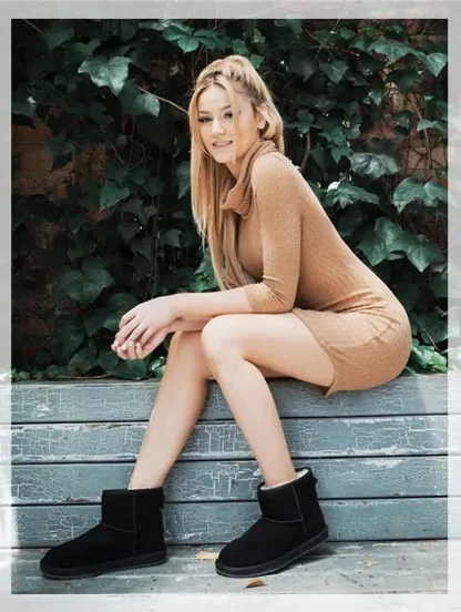 (🔥40% zniżki dzisiaj - nie przegap!) ⏰ LULUMALASS® - Ergonomiczne - Wodoodporne, antypoślizgowe, ocieplone wełną buty ✅ Wsparcie łagodzące ból łuku stopy