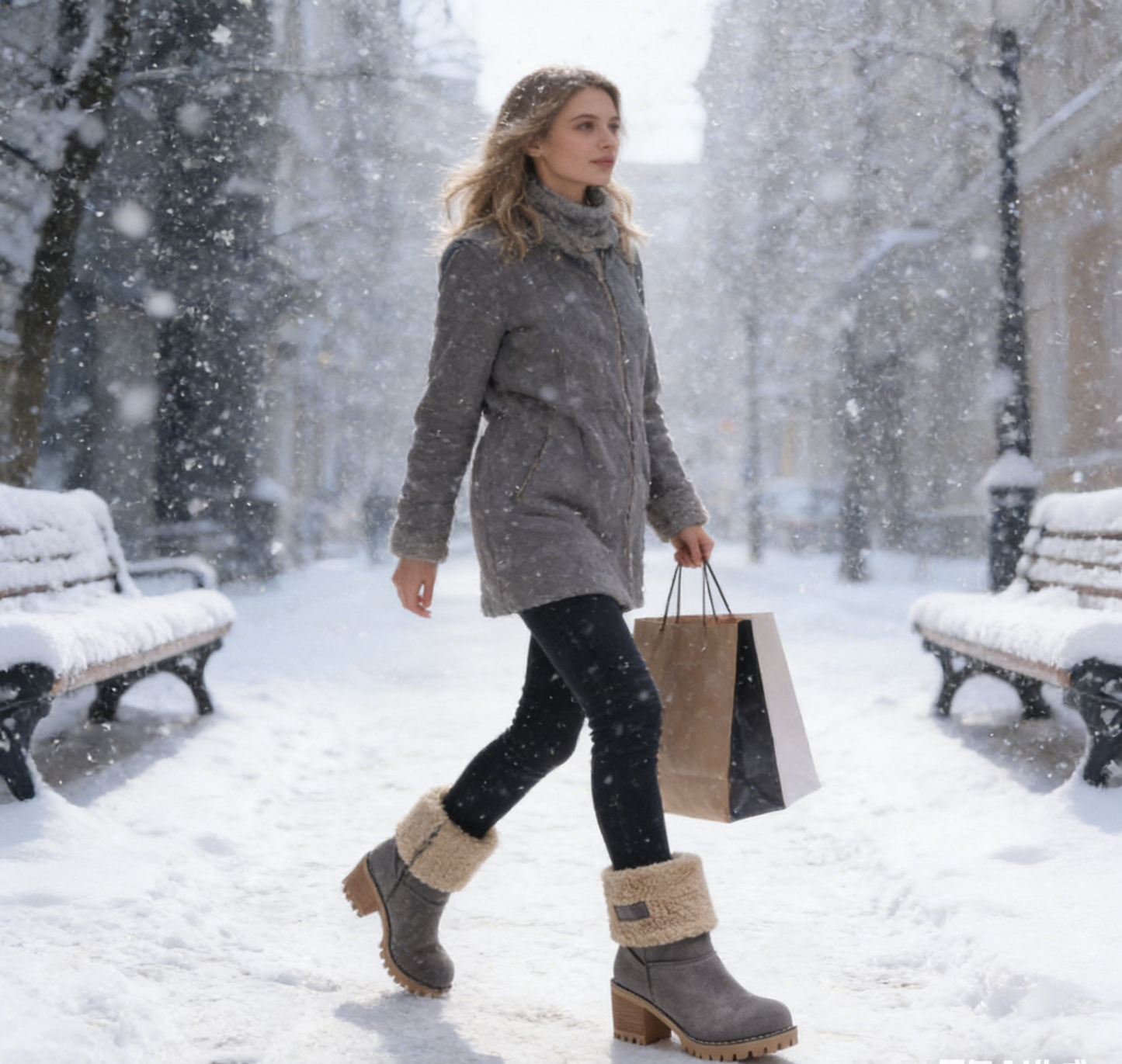 🎁【60% zniżki dzisiaj - Nie przegap】Ergonomicznie zaprojektowane ciepłe buty zimowe - skóra premium + zimowa wełniana podszewka 👞