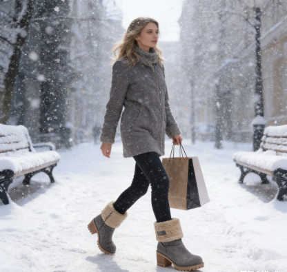 🎁【60% zniżki dzisiaj - Nie przegap】Ergonomicznie zaprojektowane ciepłe buty zimowe - skóra premium + zimowa wełniana podszewka 👞