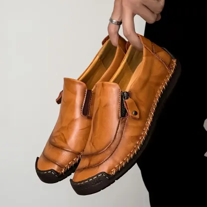 [Ograniczona czasowo: 60% zniżki, nie przegap] Stylowe, miękkie i wygodne włoskie skórzane buty ✅ Wsparcie łuku stopy ułatwia chodzenie