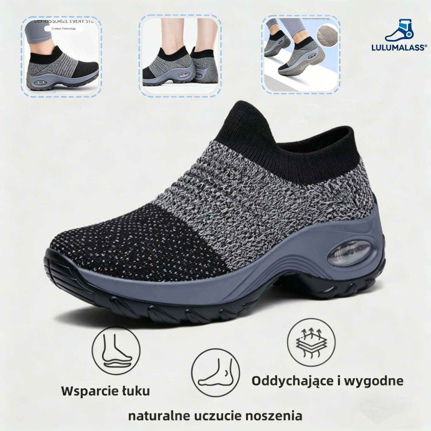 LULUMALASS® | (🔥60% zniżki dzisiaj - nie przegap) ⏰ Ergonomiczne - miękkie i wygodne buty ortopedyczne
