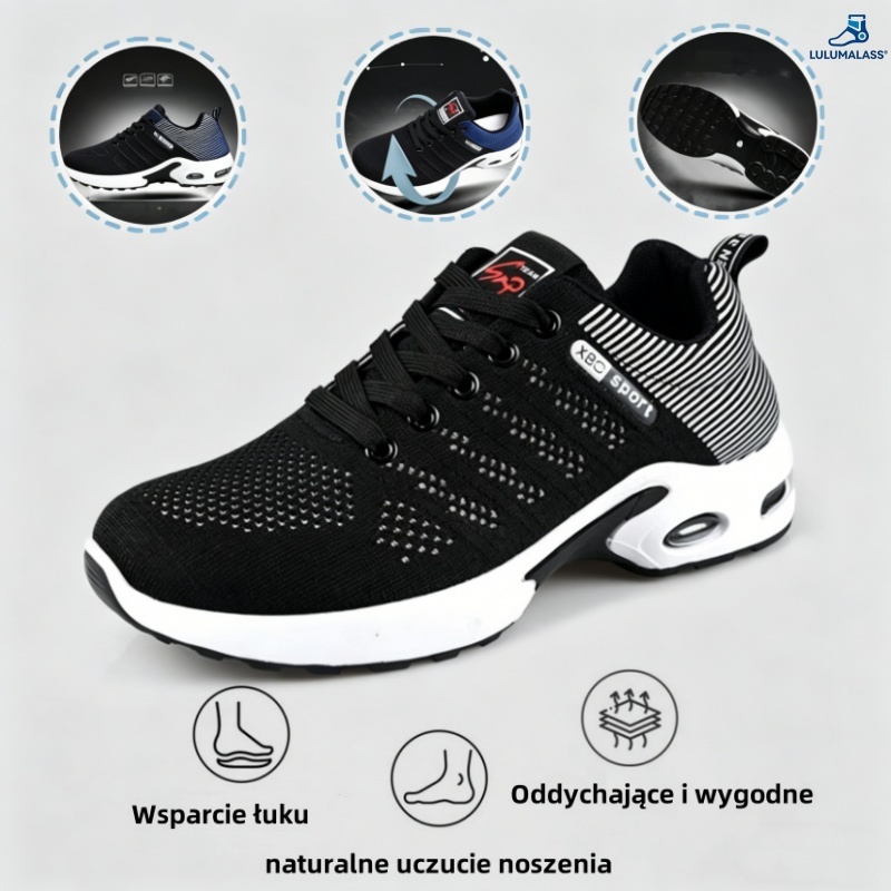 (🔥60% zniżki dzisiaj - nie przegap!) LULUMALASS® - Męskie buty ortopedyczne z amortyzacją ✅ Pożegnaj ból stóp i ciesz się całodziennym komfortem!