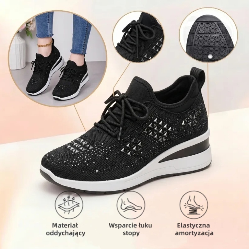 (🔥60% zniżki dzisiaj - nie przegap!) LULUMALASS® - Damskie buty ortopedyczne z amortyzacją ✅ Pożegnaj ból stóp i ciesz się całodziennym komfortem!