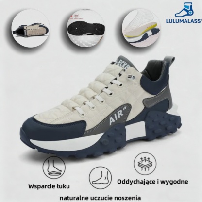 (🔥60% zniżki dzisiaj - nie przegap!) LULUMALASS® - Męskie buty ortopedyczne z amortyzacją ✅ Pożegnaj ból stóp i ciesz się całodziennym komfortem!