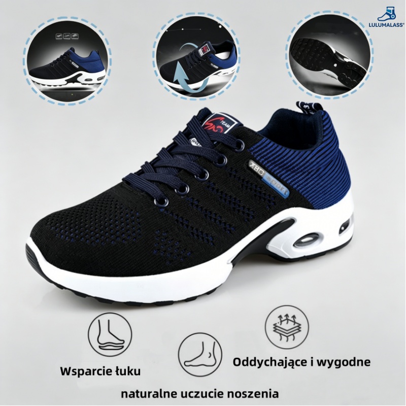 (🔥60% zniżki dzisiaj - nie przegap!) LULUMALASS® - Męskie buty ortopedyczne z amortyzacją ✅ Pożegnaj ból stóp i ciesz się całodziennym komfortem!