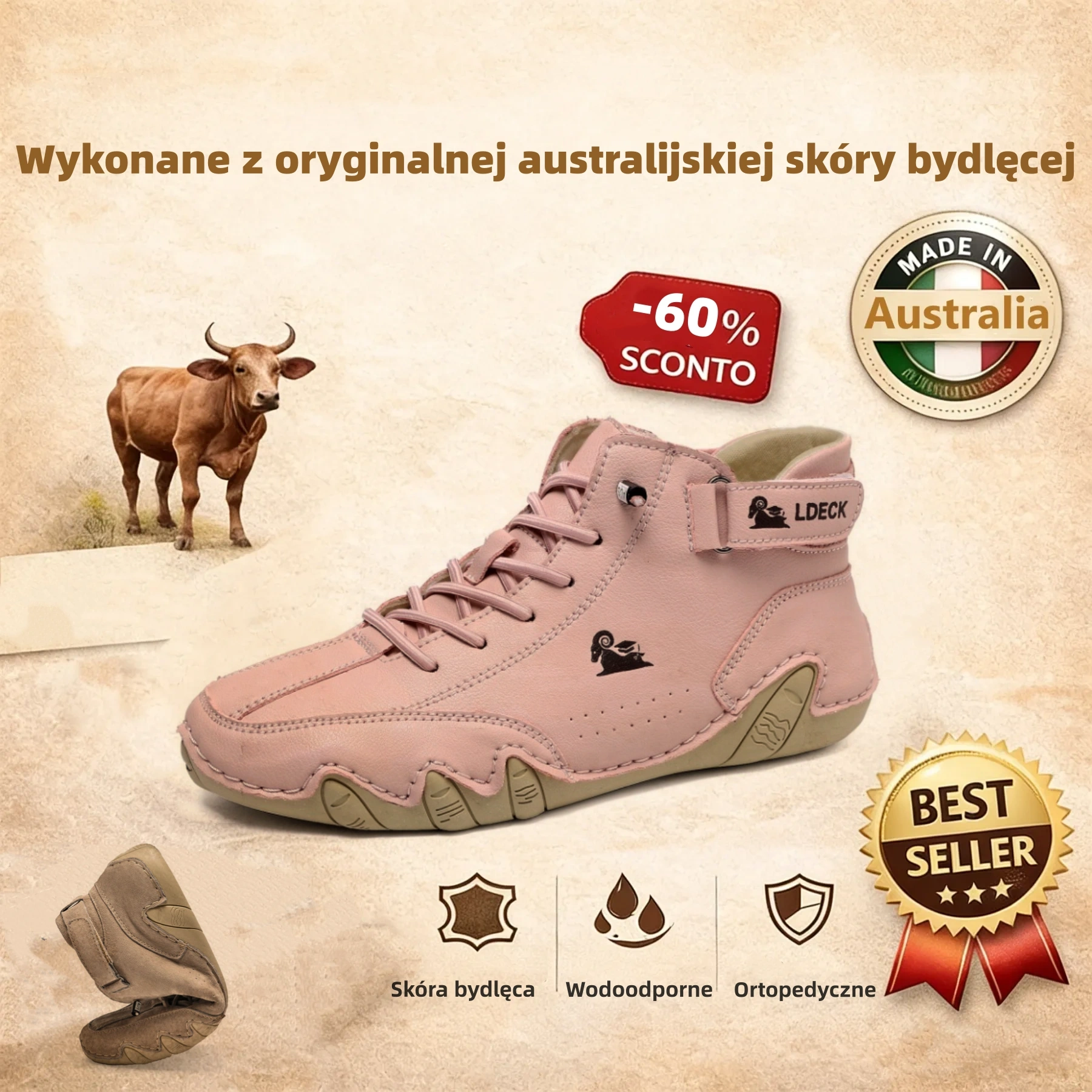(🔥60% zniżki dzisiaj - nie przegap!)LULUMALASS®-Męskie skórzane buty ortopedyczne ✅ koniec bólu stóp, wygoda na cały dzień!
