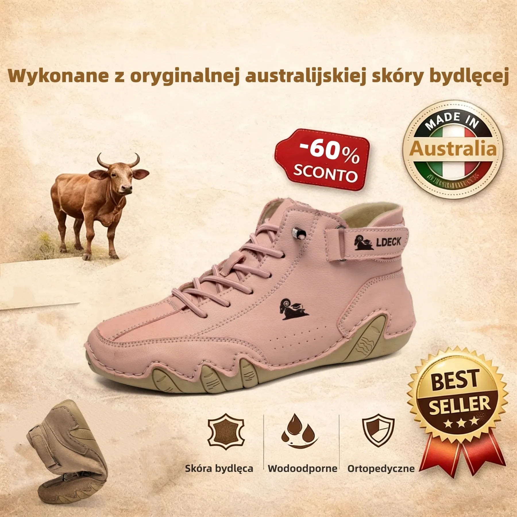 (🔥60% zniżki dzisiaj - nie przegap!)LULUMALASS®-Męskie skórzane buty ortopedyczne ✅ koniec bólu stóp, wygoda na cały dzień!