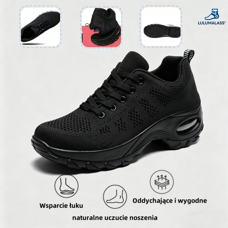 (🔥60% zniżki dzisiaj - nie przegap!) LULUMALASS® - Damskie buty ortopedyczne z amortyzacją ✅ Pożegnaj ból stóp i ciesz się całodziennym komfortem!