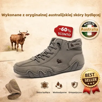 (🔥60% zniżki dzisiaj - nie przegap!)LULUMALASS®-Męskie skórzane buty ortopedyczne ✅ koniec bólu stóp, wygoda na cały dzień!