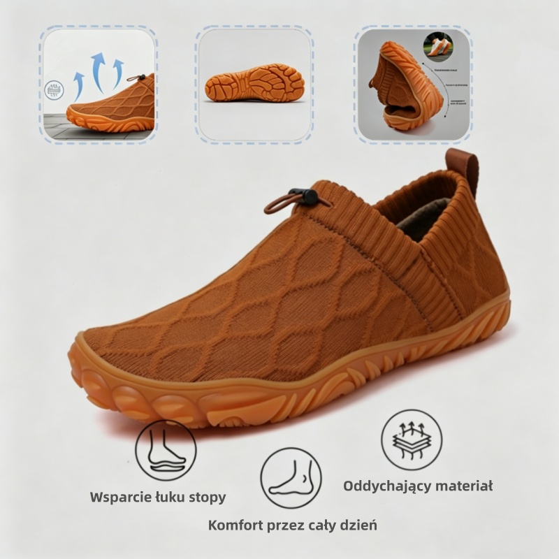(🔥60% zniżki dzisiaj - nie przegap!) LULUMALASS® - Męskie buty ortopedyczne z amortyzacją &Skóra łosia szyta ręcznie✅ Pożegnaj ból stóp i ciesz się całodziennym komfortem!