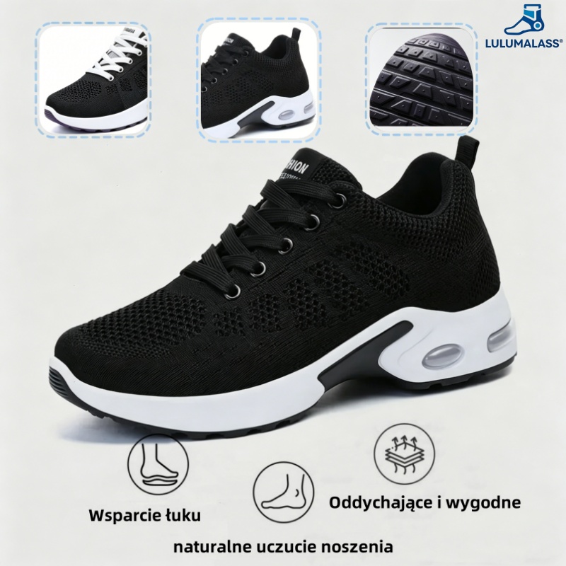 (🔥60% zniżki dzisiaj - nie przegap!) ⏰LULUMALASS® - Miękkie i wygodne, amortyzowane, ortopedyczne buty sportowe ✅ (wsparcie łuku stopy, łagodzenie dyskomfortu)