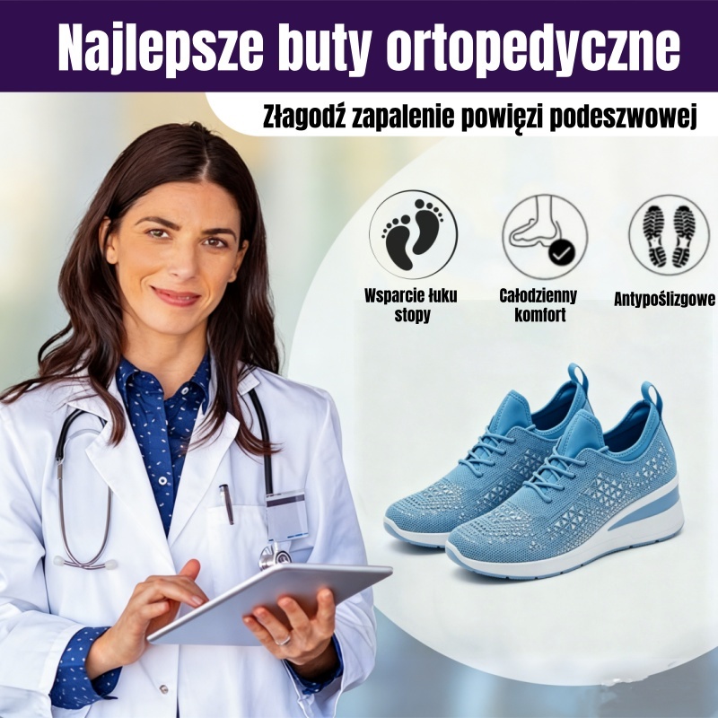 (🔥60% zniżki dzisiaj - nie przegap!) LULUMALASS® - Damskie buty ortopedyczne z amortyzacją ✅ Pożegnaj ból stóp i ciesz się całodziennym komfortem!