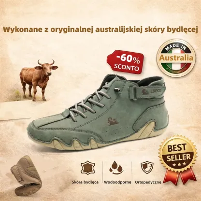 (🔥60% zniżki dzisiaj - nie przegap!)LULUMALASS®-Męskie skórzane buty ortopedyczne ✅ koniec bólu stóp, wygoda na cały dzień!