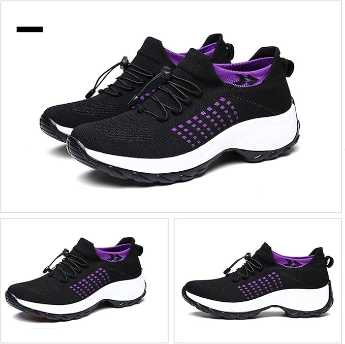 (🔥60% reducere pentru o perioadă limitată - nu o ratați) ⏰ Ergonomice - Pantofi sport pentru femei, moi și confortabili (suportul pentru arcul plantar facilitează mersul)