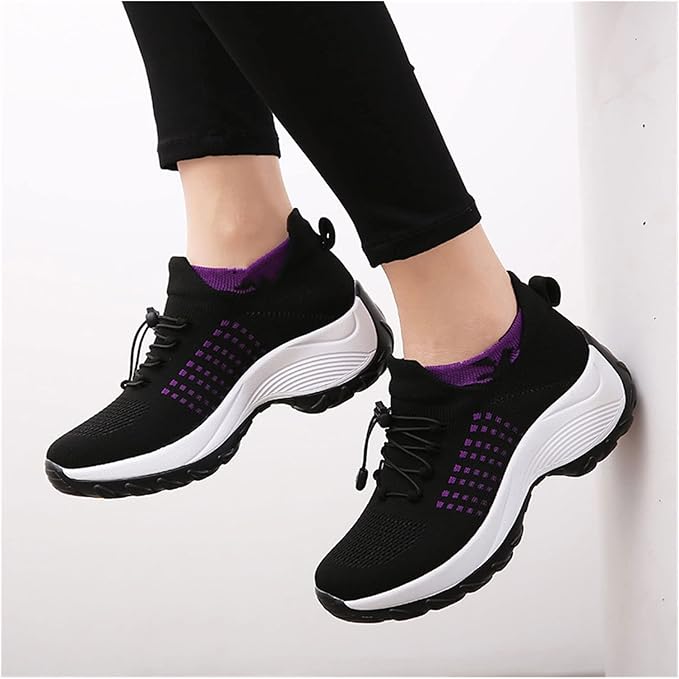 (🔥60% reducere pentru o perioadă limitată - nu o ratați) ⏰ Ergonomice - Pantofi sport pentru femei, moi și confortabili (suportul pentru arcul plantar facilitează mersul)