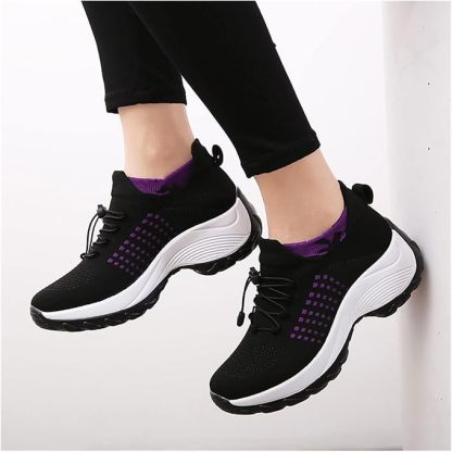 (🔥60% reducere pentru o perioadă limitată - nu o ratați) ⏰ Ergonomice - Pantofi sport pentru femei, moi și confortabili (suportul pentru arcul plantar facilitează mersul)