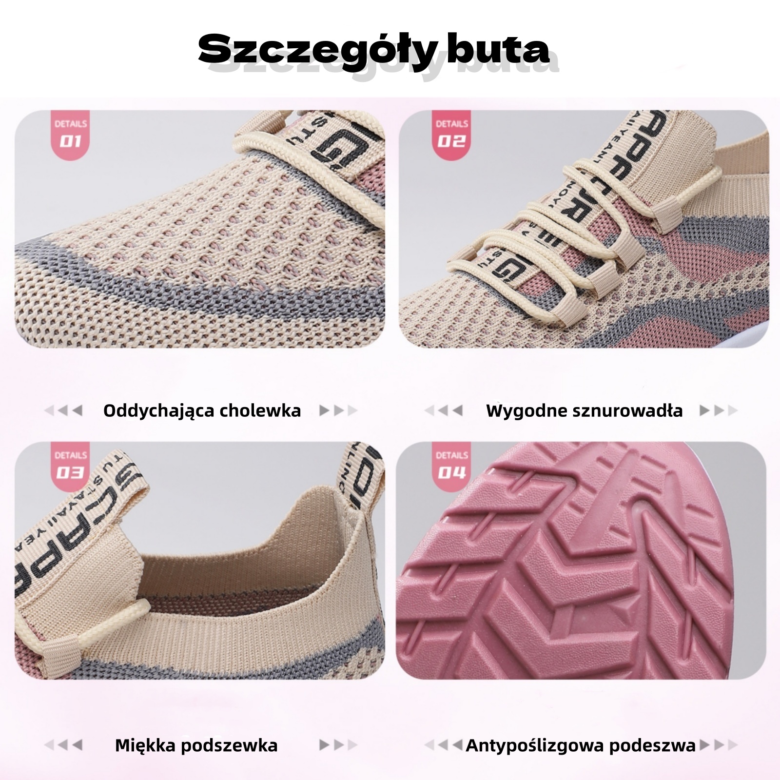 (🔥Dzisiaj 60% zniżki - nie przegap) ⏰Ergonomiczne -- Miękkie i wygodne buty codzienne/sportowe ✅podparcie łuku stopy ułatwia chodzenie