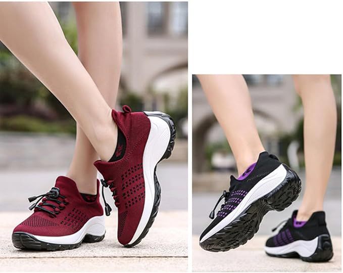 (🔥60% reducere pentru o perioadă limitată - nu o ratați) ⏰ Ergonomice - Pantofi sport pentru femei, moi și confortabili (suportul pentru arcul plantar facilitează mersul)