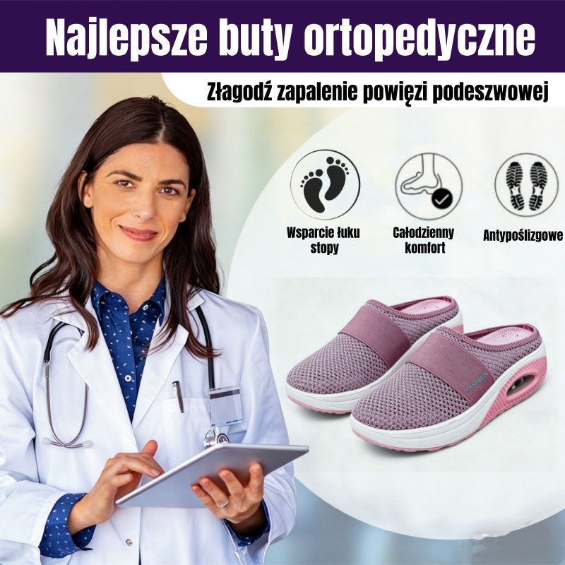 (🔥60% zniżki dzisiaj - nie przegap!) LULUMALASS® - Damskie buty ortopedyczne z amortyzacją ✅ Pożegnaj ból stóp i ciesz się całodziennym komfortem!