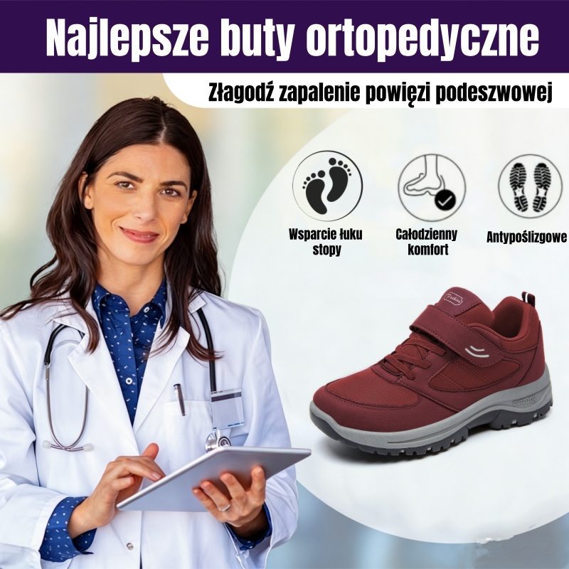 (🔥60% zniżki dzisiaj - nie przegap!) LULUMALASS® - Damskie buty ortopedyczne z amortyzacją ✅ Pożegnaj ból stóp i ciesz się całodziennym komfortem!