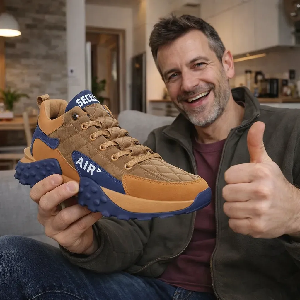 (🔥60% zniżki dzisiaj - nie przegap!) LULUMALASS® - Męskie buty ortopedyczne z amortyzacją ✅ Pożegnaj ból stóp i ciesz się całodziennym komfortem!