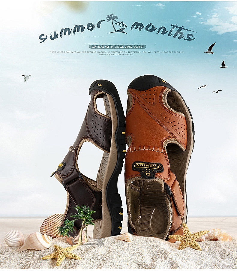 (🔥Dzisiaj 60% zniżki - nie przegap) ⏰ Ergonomia --- Miękkie i wygodne sandały ze skóry cielęcej (podparcie łuku stopy ułatwia chodzenie)