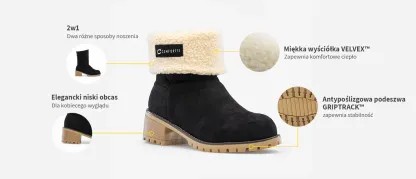 🎁【60% zniżki dzisiaj - Nie przegap】Ergonomicznie zaprojektowane ciepłe buty zimowe - skóra premium + zimowa wełniana podszewka 👞